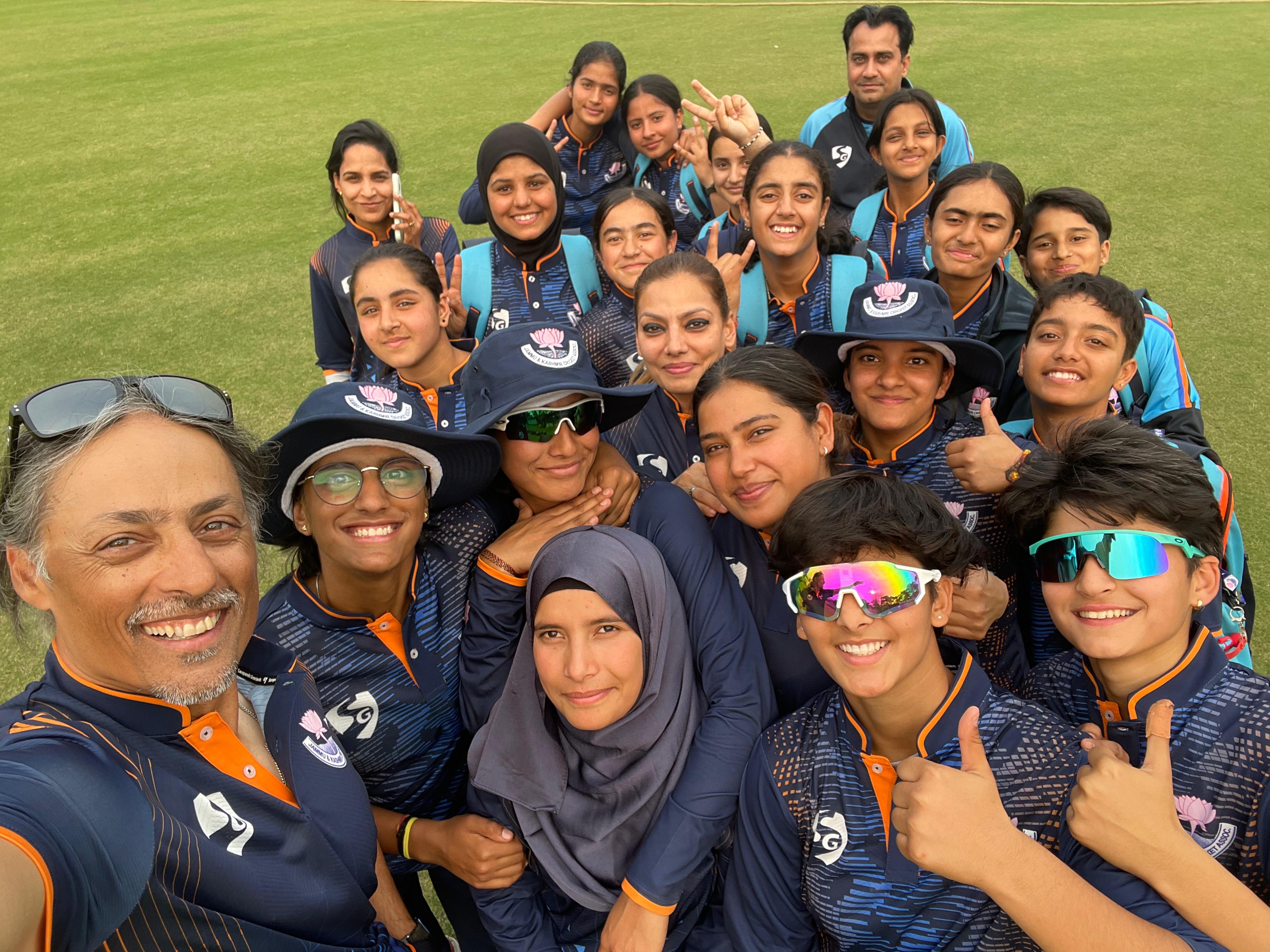 Narrrow 2-run win for J&K women in U-15 